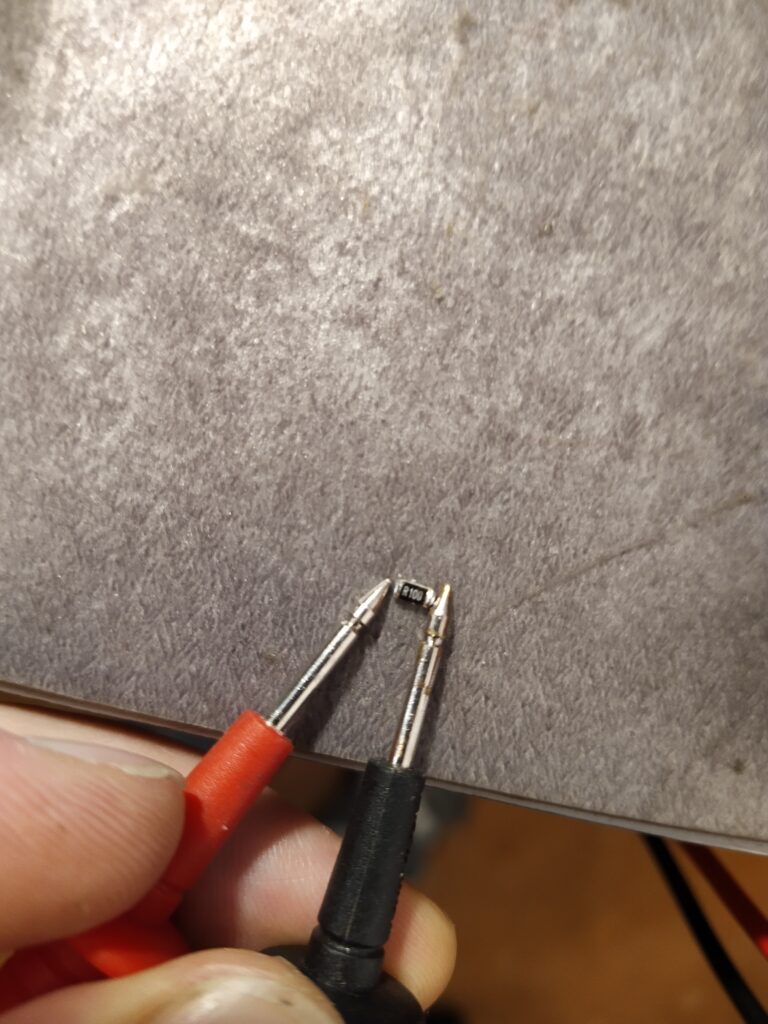 Detail na bočník ve vysavači.