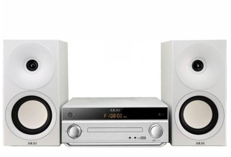 Mikrosystém AKAI AM-301 a Blaupunkt MS30BT jsou zřejmě shodné a univerzální výrobky čínského výrobce. Zdroj obrázku: https://hi-fi-systemy.heureka.sk/akai-am-301/#prehlad/